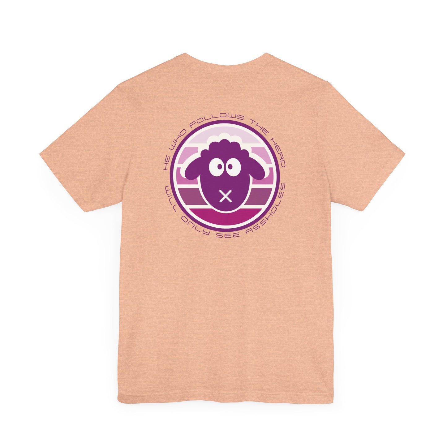 Men's Tee He Who Follows The Herd (Back Print)