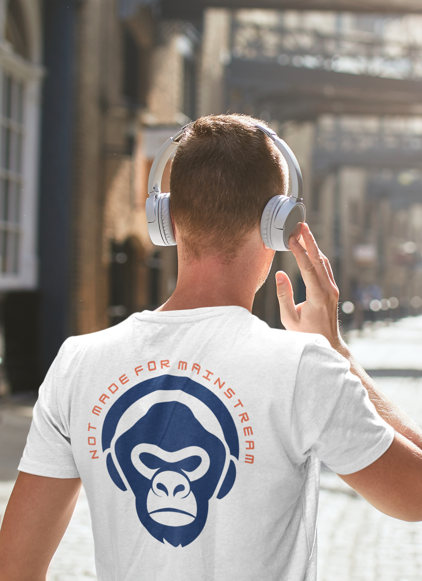 Men's Tee Not Made for Mainstream (Back Print)