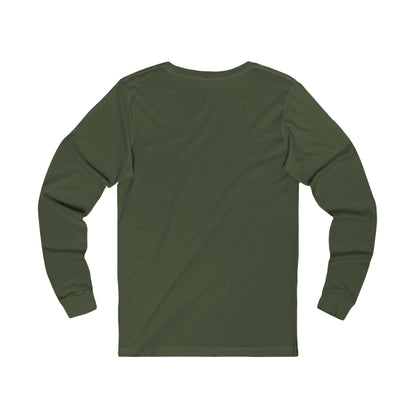 Men's Long Sleeve Square Pegs Round Holes (Front Print)