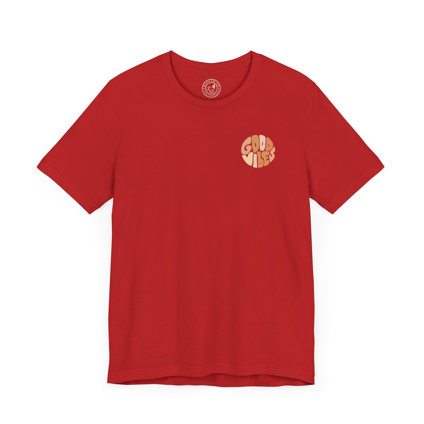 Men's Tee Psychedelic Good Vibes (Back Print)
