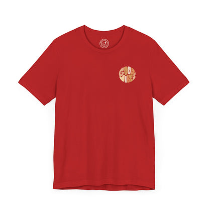 Men's Tee Psychedelic Good Vibes (Back Print)