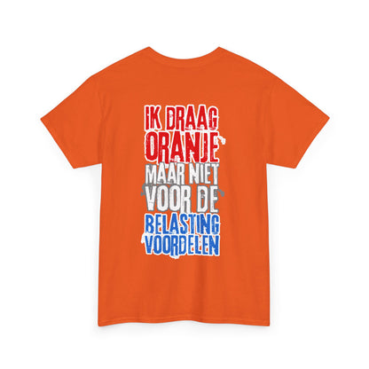 Men's Tee Dutch King's Day Ik Draag Oranje (Front Print)
