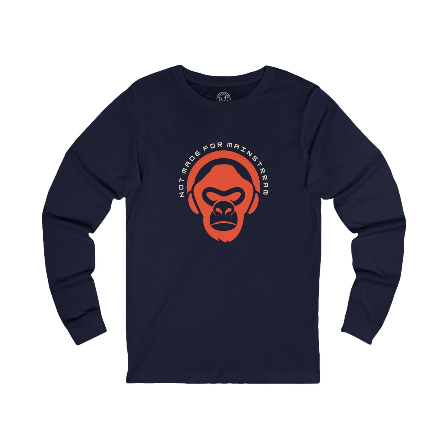 Men's Long Sleeve Not Made For Mainstream (Front Print)