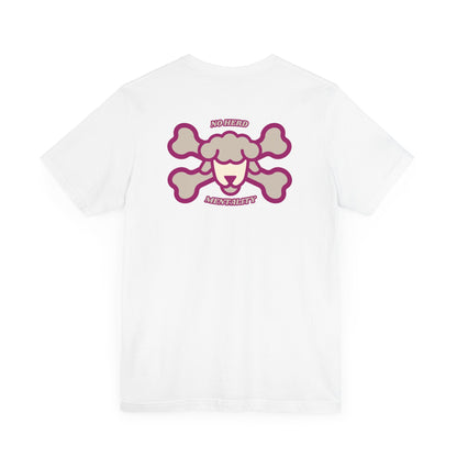 Men's Tee No Herd mentality (Back Print)