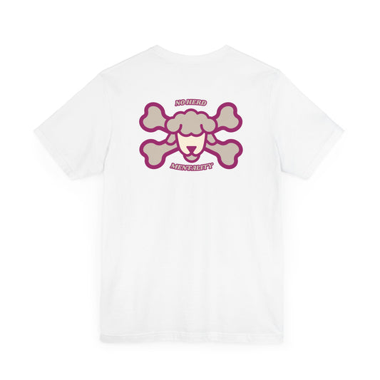 Men's Tee No Herd mentality (Back Print)