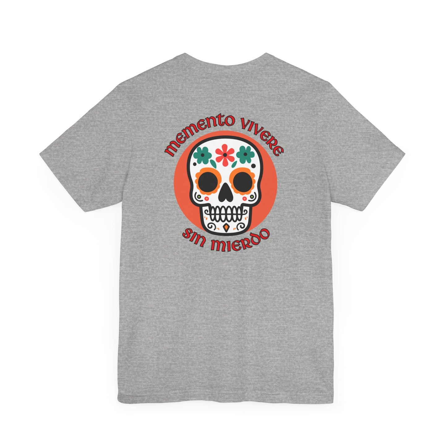 Men's Tee Memento Vivere Sin Miedo (Back Print)