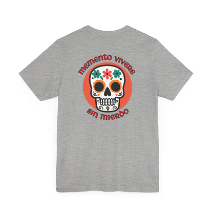 Men's Tee Memento Vivere Sin Miedo (Back Print)