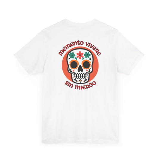 Men's Tee Memento Vivere Sin Miedo (Back Print)