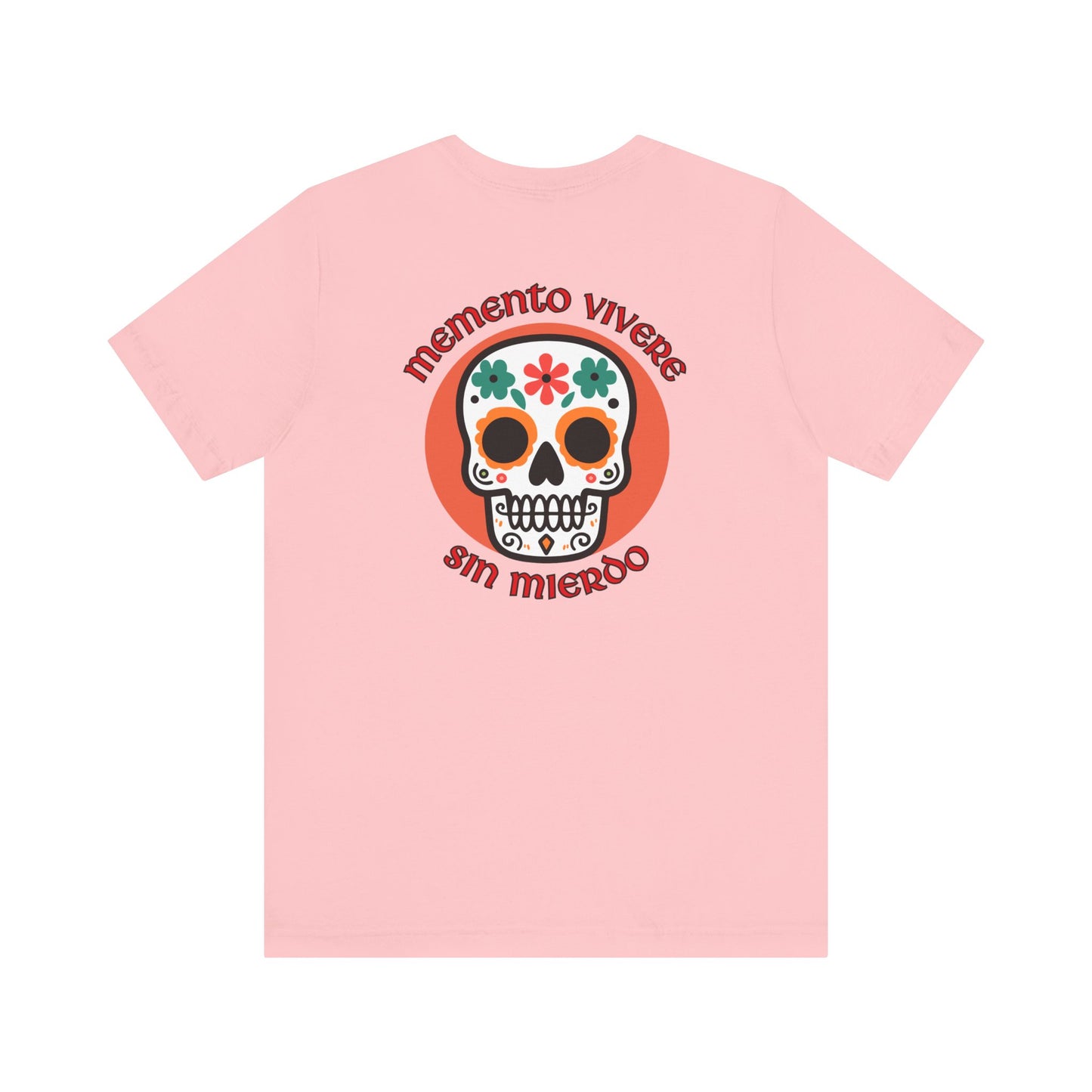 Men's Tee Memento Vivere Sin Miedo (Back Print)