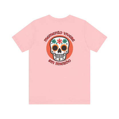 Men's Tee Memento Vivere Sin Miedo (Back Print)