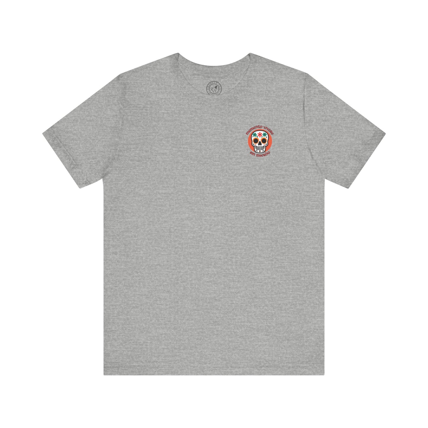 Men's Tee Memento Vivere Sin Miedo (Back Print)