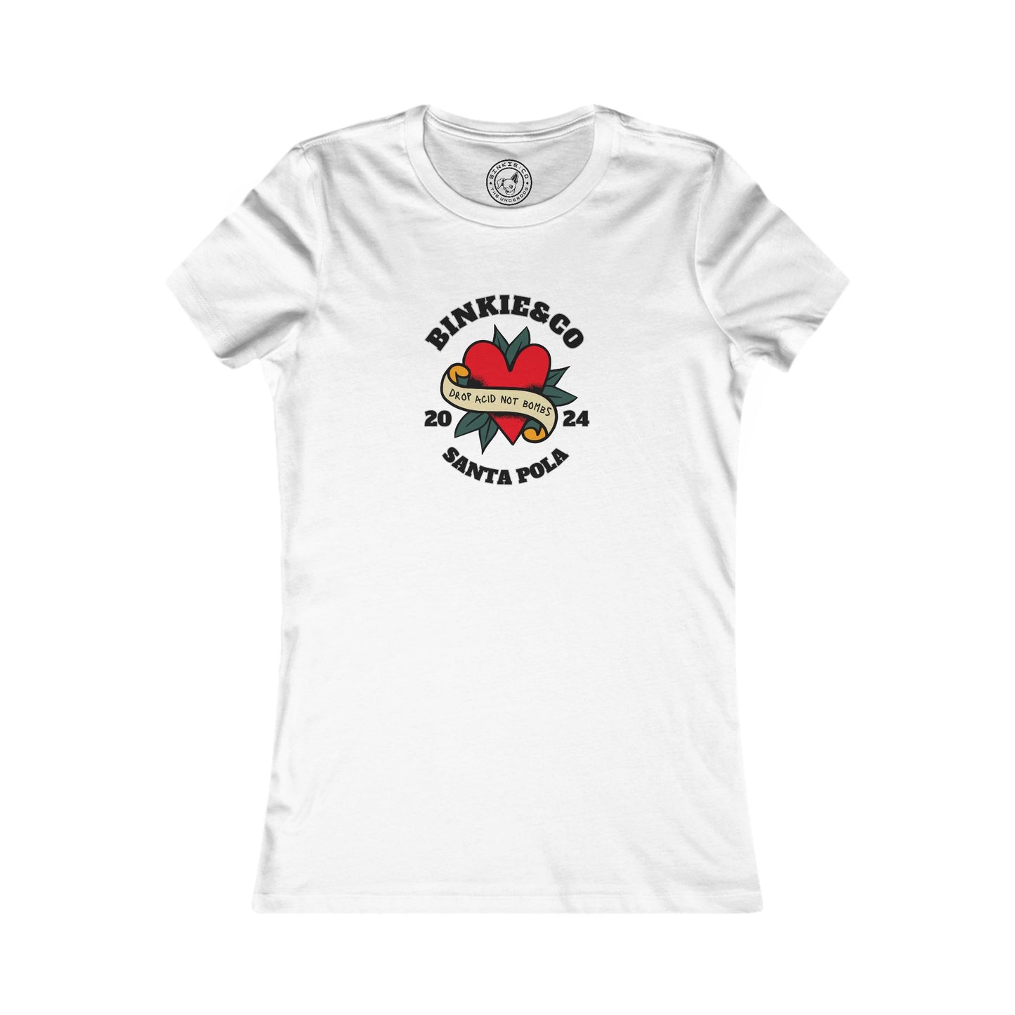 Women's Tee Drop Acid Not Bombs