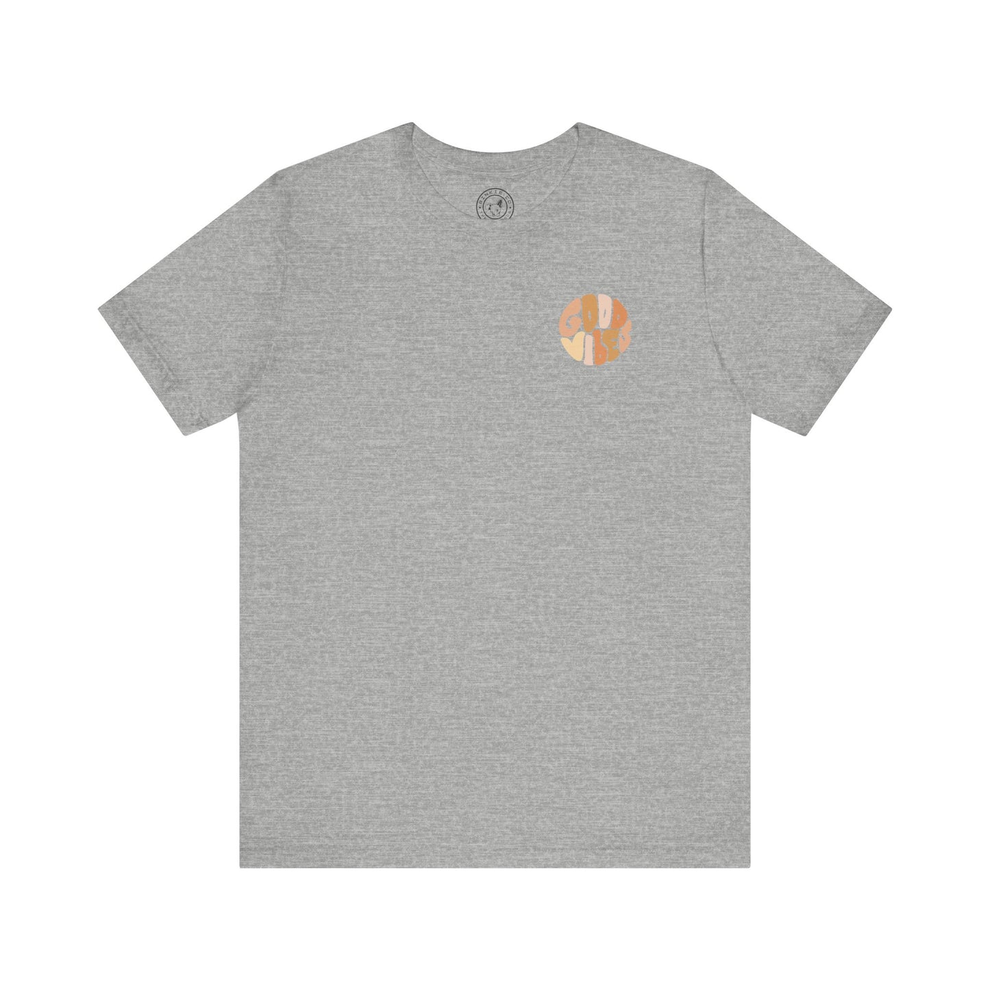 Men's Tee Psychedelic Good Vibes (Back Print)