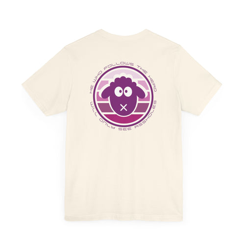Men's Tee He Who Follows The Herd (Back Print)