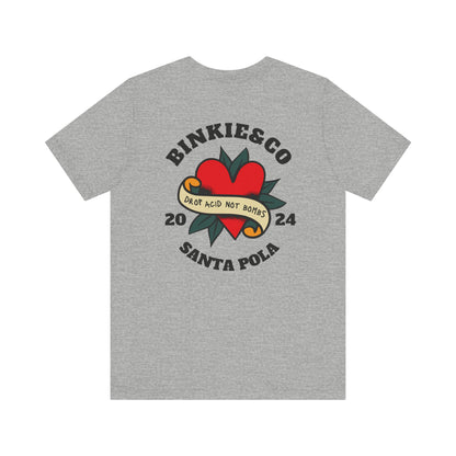 Men's Tee Drop Acid Not Bombs (Back Print)