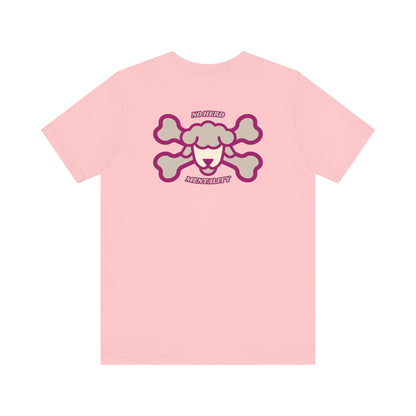 Men's Tee No Herd mentality (Back Print)