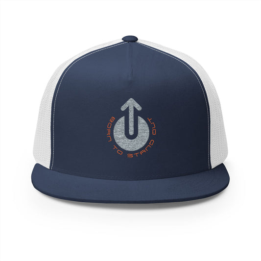 Trucker Cap Born To Stand Out Grey Logo