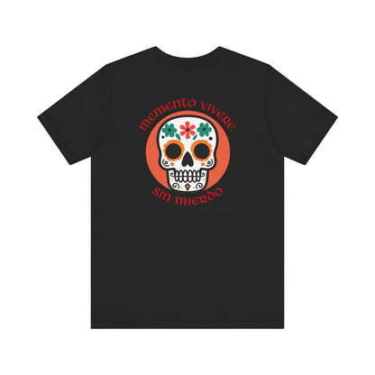 Men's Tee Memento Vivere Sin Miedo (Back Print)