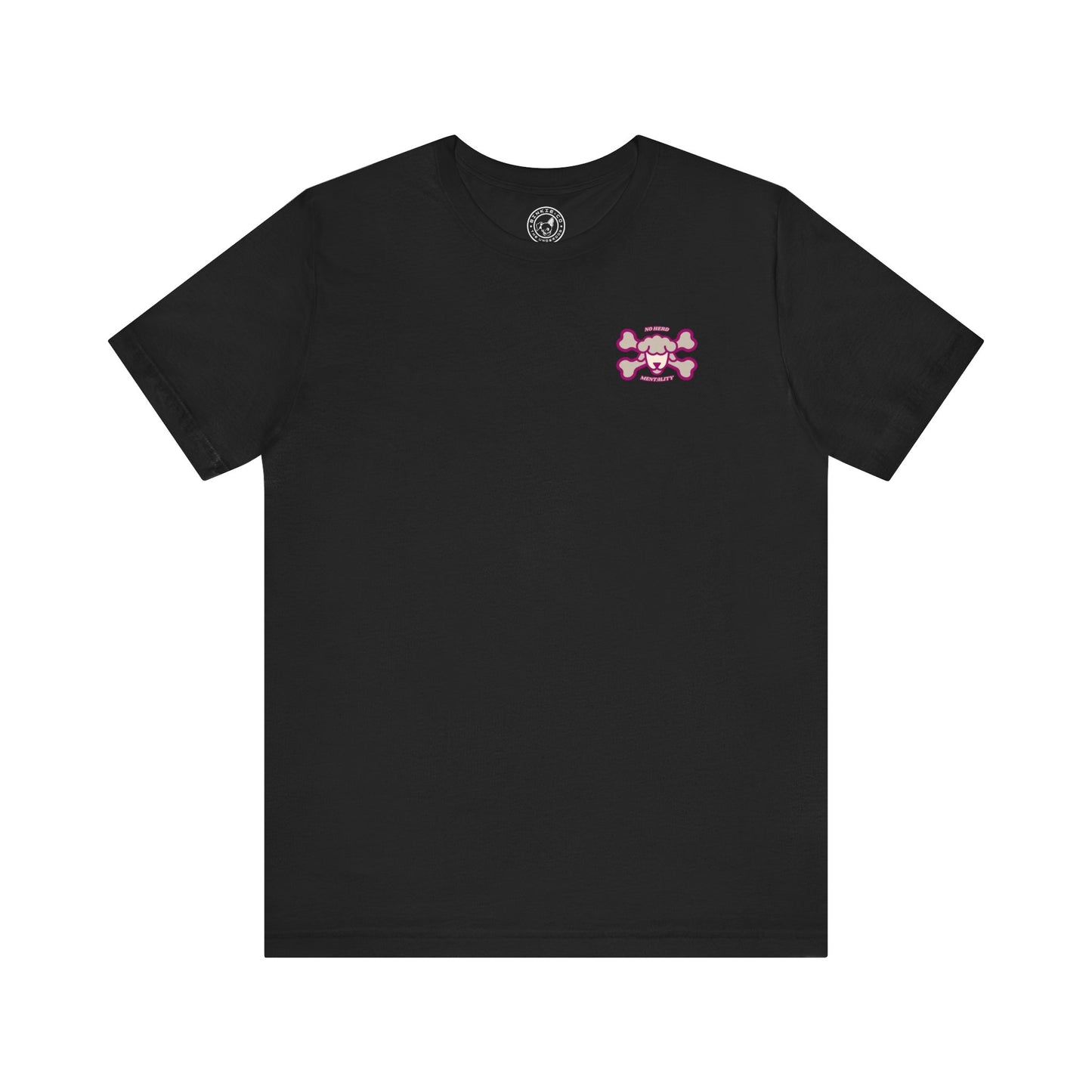 Men's Tee No herd mentality (Back Print)