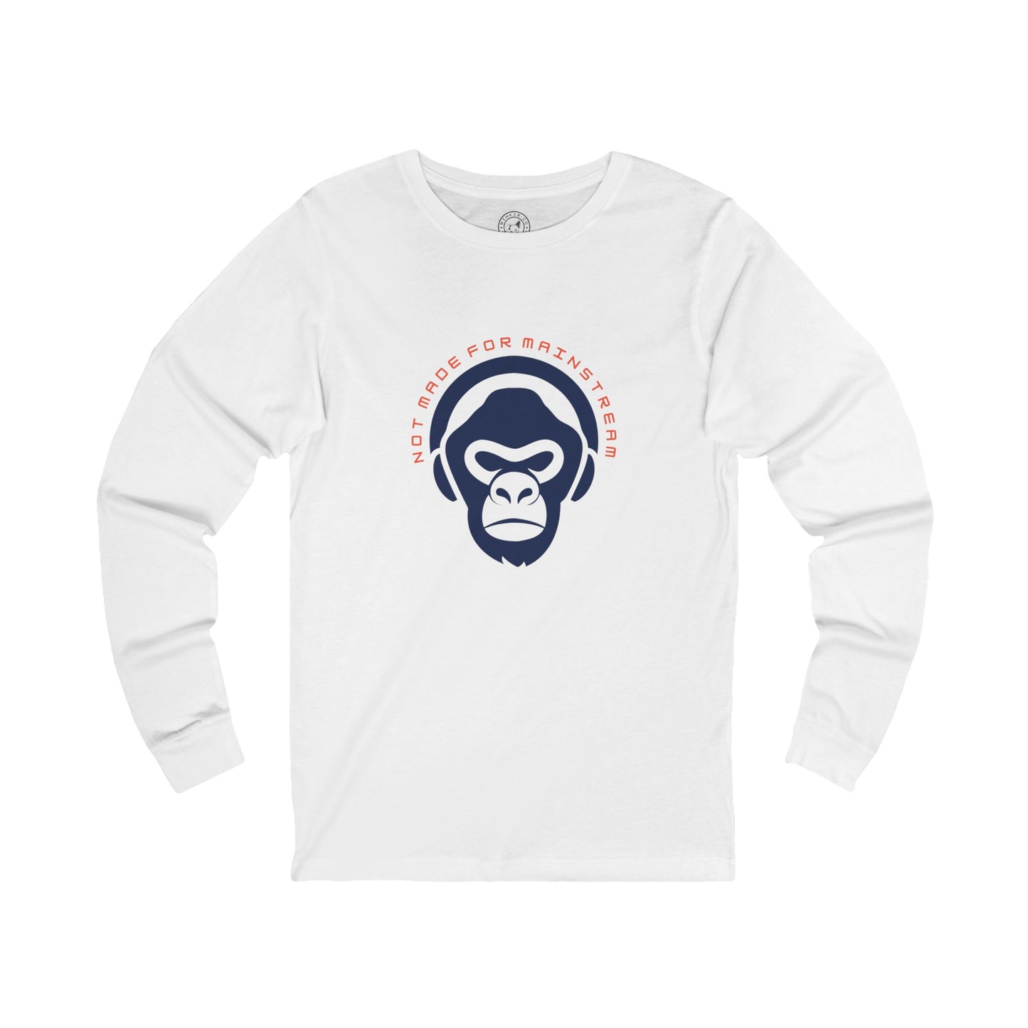 Men's Long Sleeve Not Made For Mainstream (Front Print)