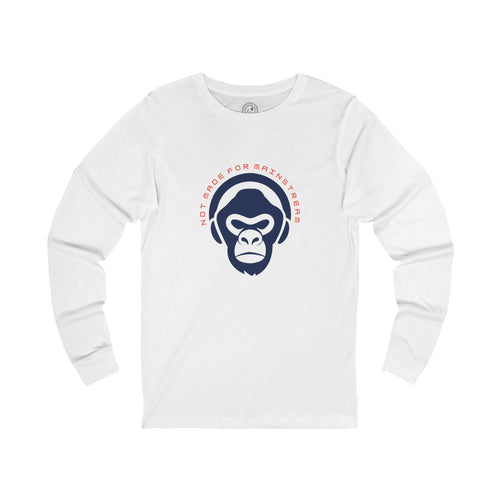 Men's Long Sleeve Not Made For Mainstream (Front Print)