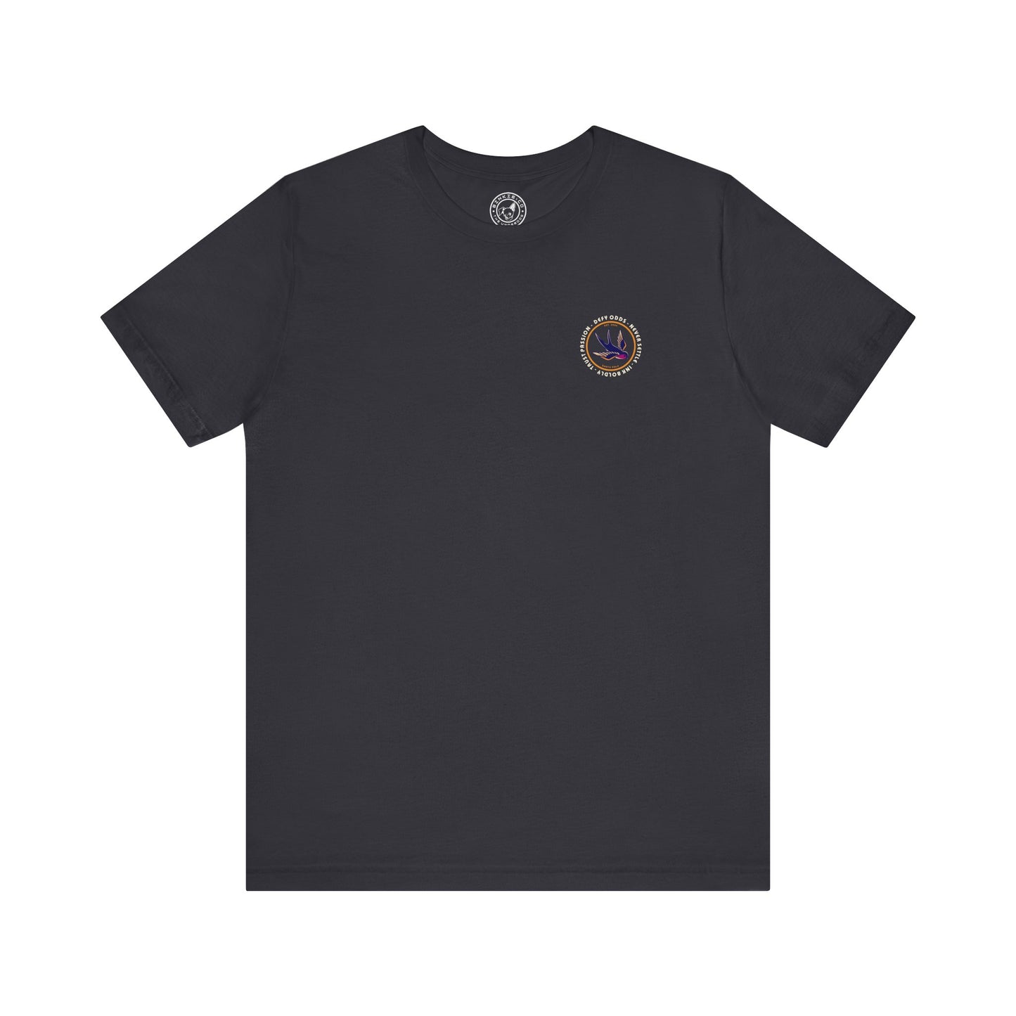 Men's Tee Defy 0dds Never Settle (Back Print)