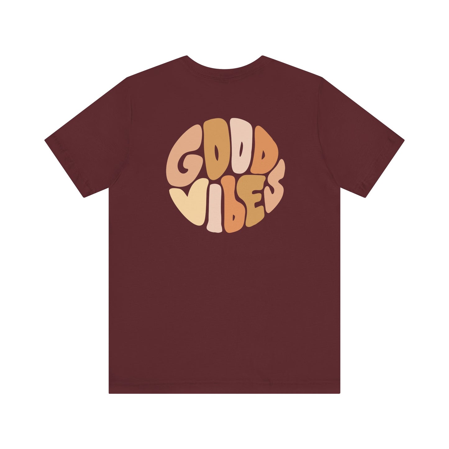 Men's Tee Psychedelic Good Vibes (Back Print)