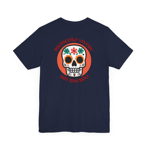 Men's Tee Memento Vivere Sin Miedo (Back Print)