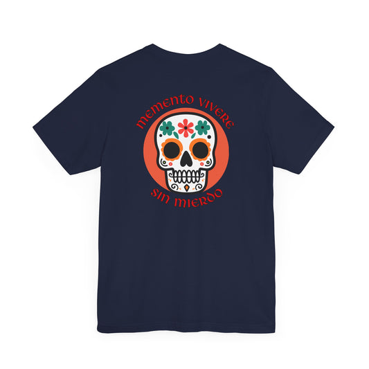 Men's Tee Memento Vivere Sin Miedo (Back Print)