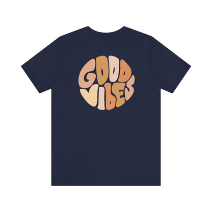 Men's Tee Psychedelic Good Vibes (Back Print)