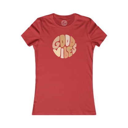 Women's Tee Good Vibes Psychedelic