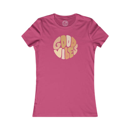 Women's Tee Good Vibes Psychedelic