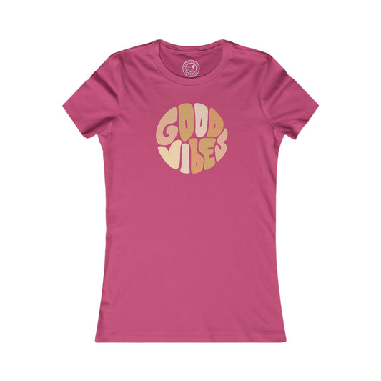 Women's Tee Good Vibes Psychedelic