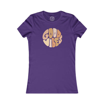 Women's Tee Good Vibes Psychedelic