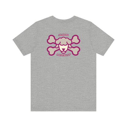 Men's Tee No Herd mentality (Back Print)