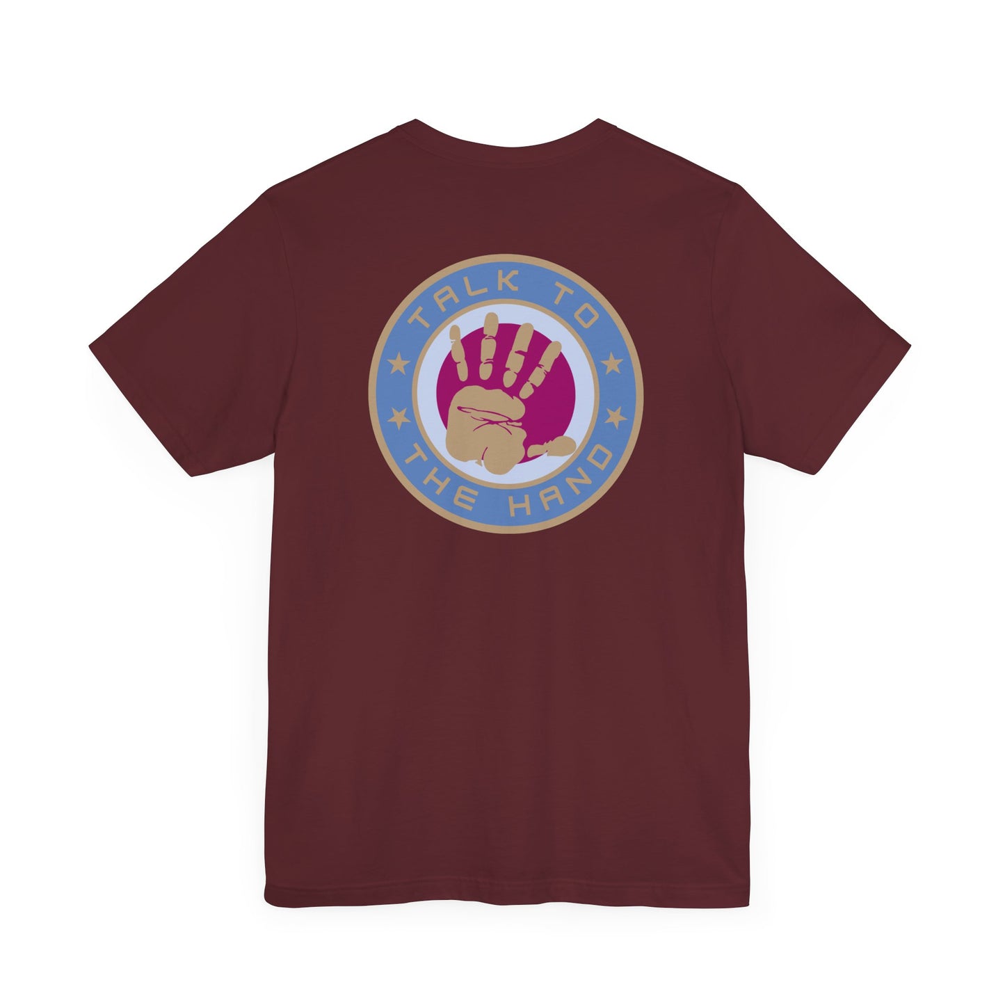 Men's Tee Talk To The Hand (Back Print)