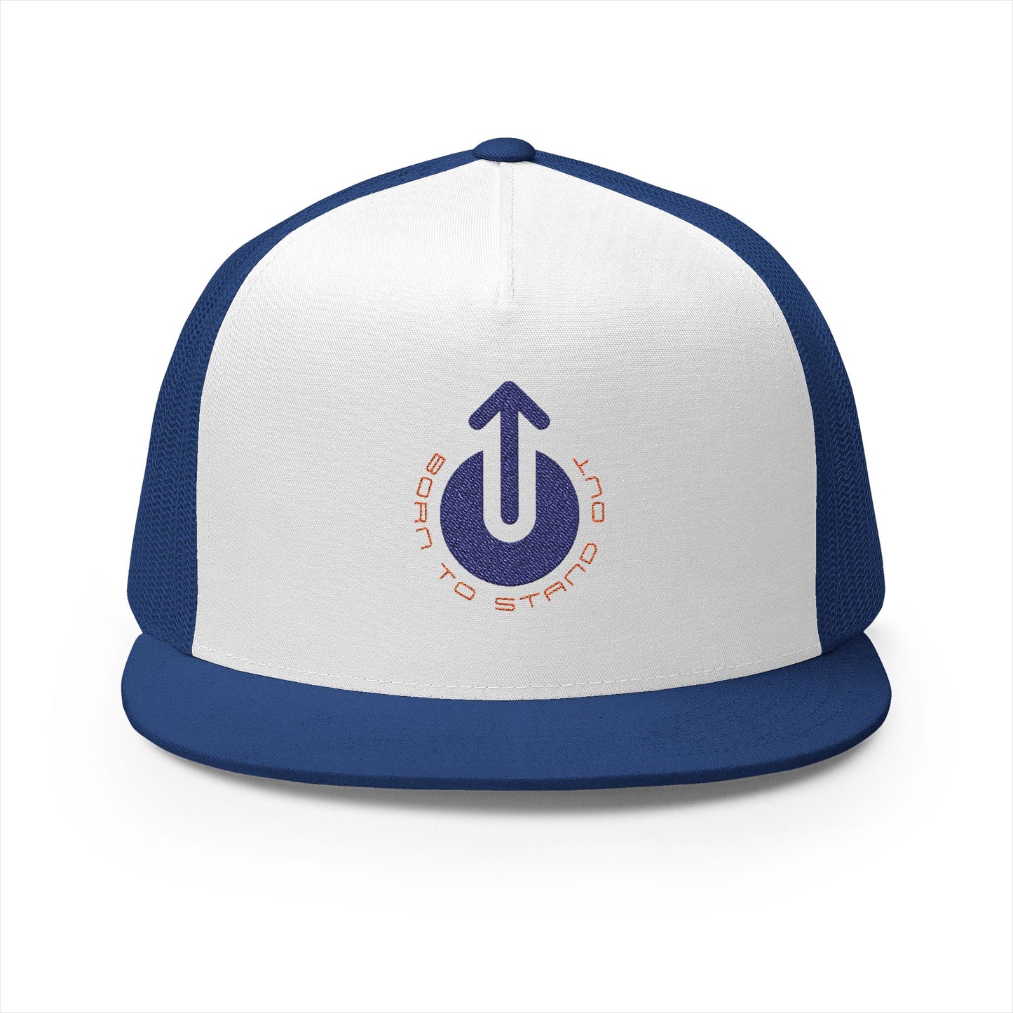 Trucker Cap Born To Stand Out Blue Logo