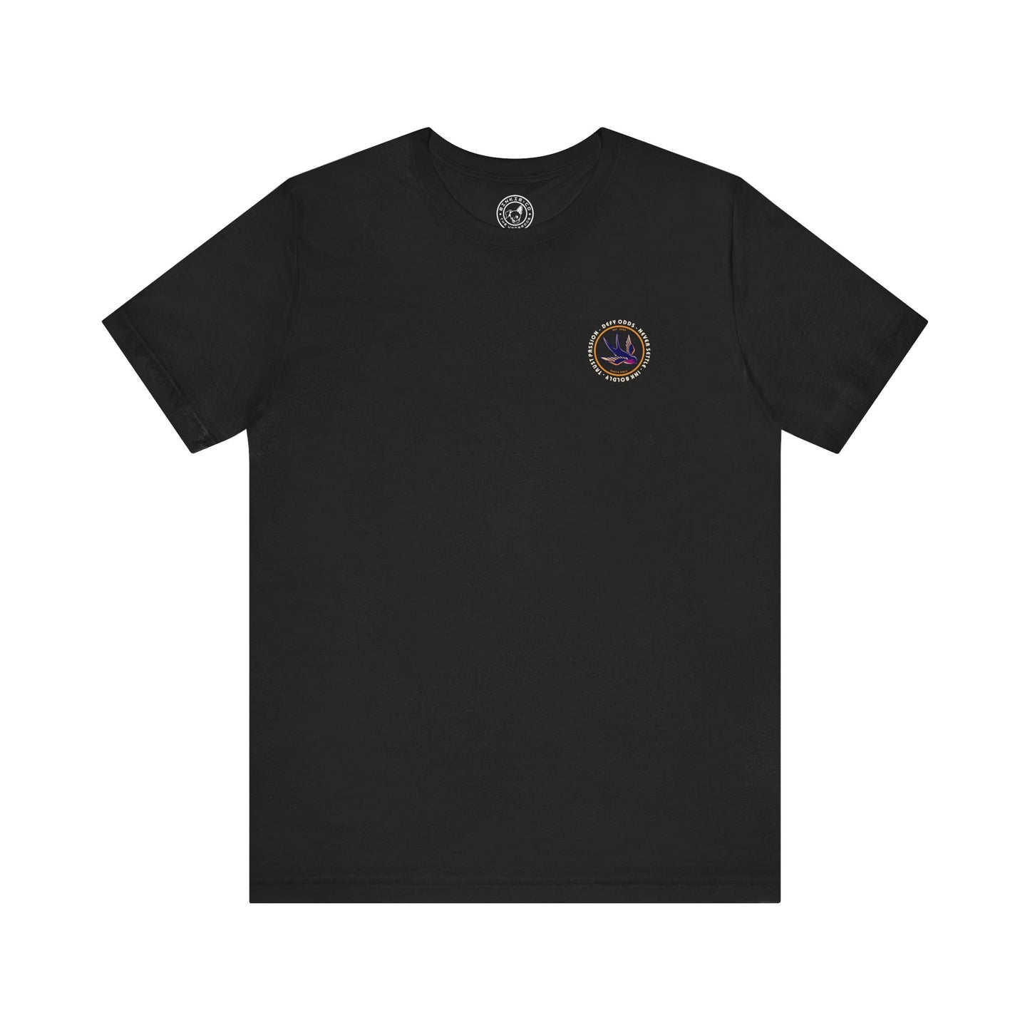 Men's Tee Defy 0dds Never Settle (Back Print)
