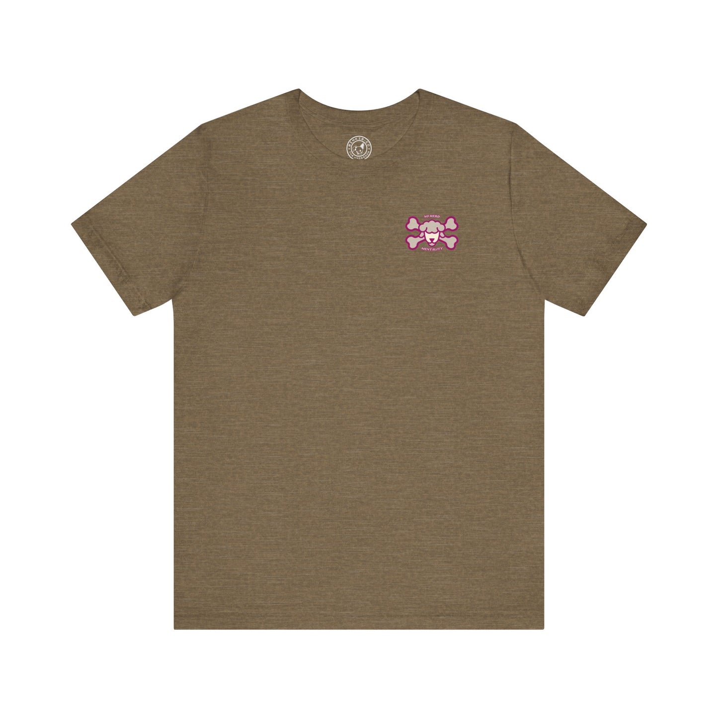 Men's Tee No herd mentality (Back Print)