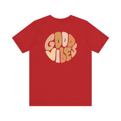 Men's Tee Psychedelic Good Vibes (Back Print)