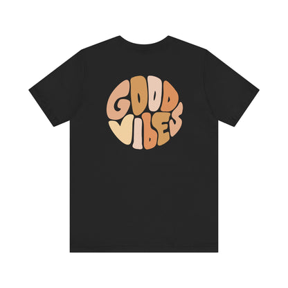 Men's Tee Psychedelic Good Vibes (Back Print)