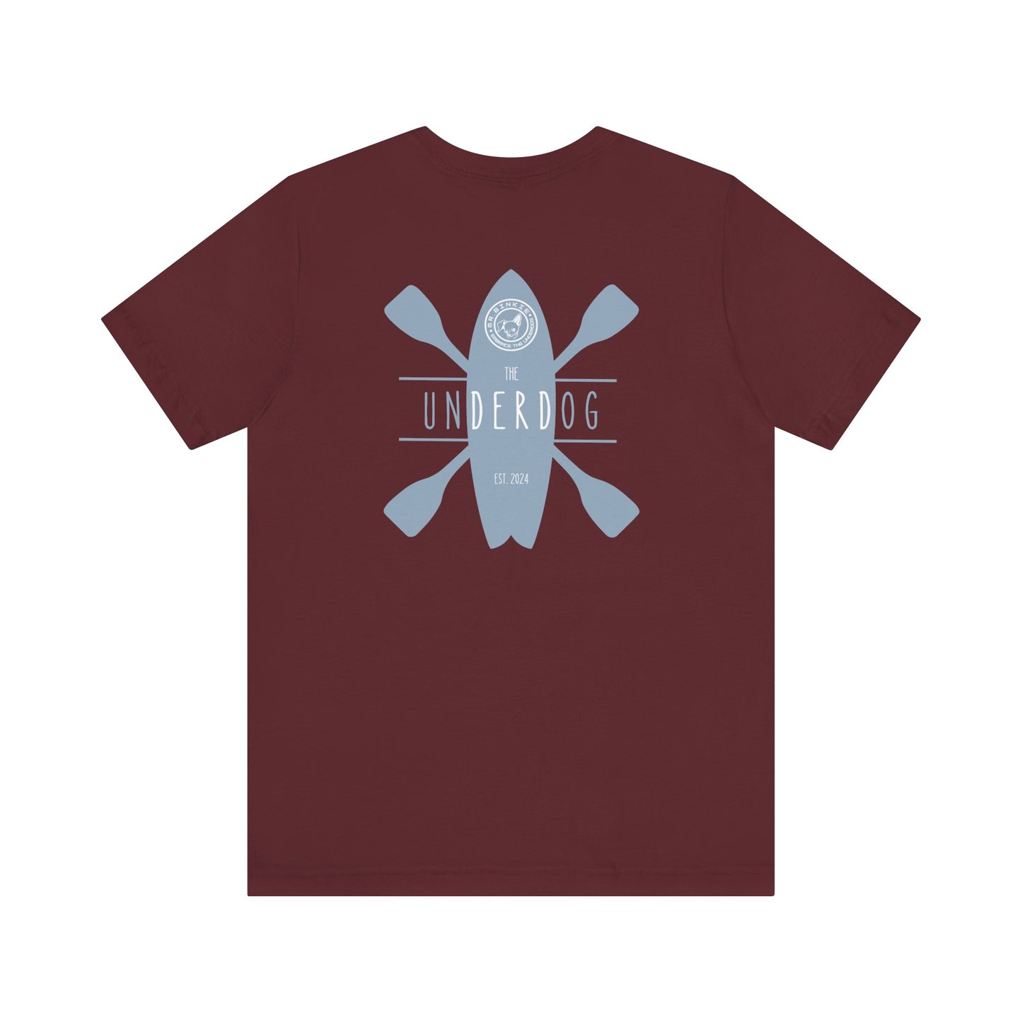 Men's Tee The Underdog Paddle Board (Back Print)