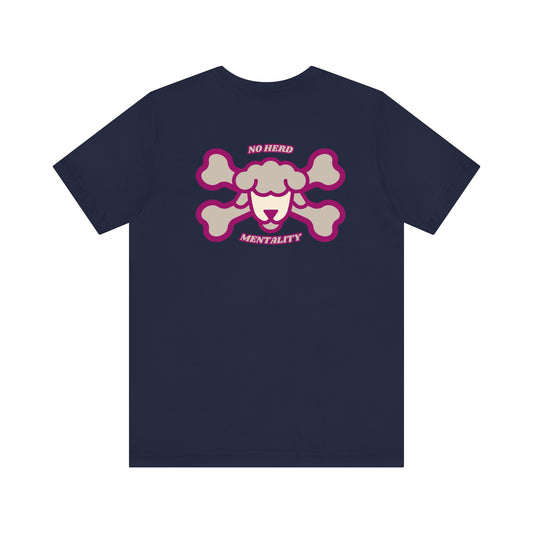 Men's Tee No herd mentality (Back Print)