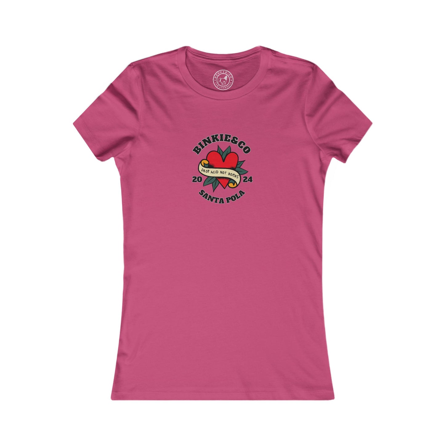 Women's Tee Drop Acid Not Bombs