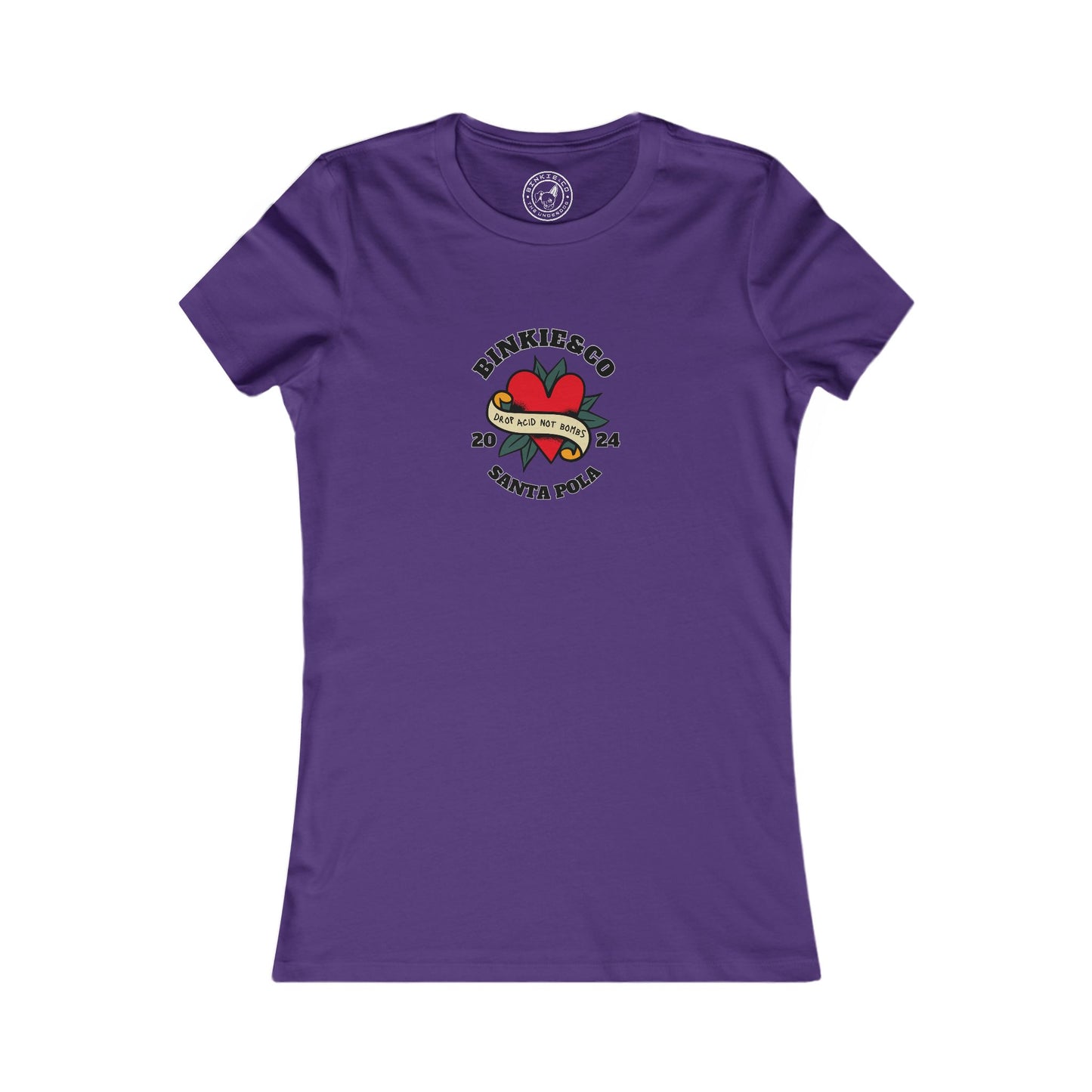 Women's Tee Drop Acid Not Bombs