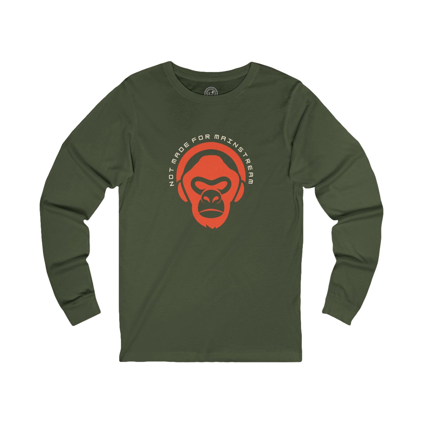 Men's Long Sleeve Not Made For Mainstream (Front Print)