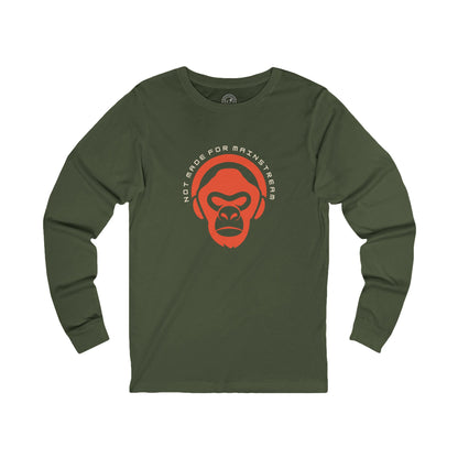 Men's Long Sleeve Not Made For Mainstream (Front Print)