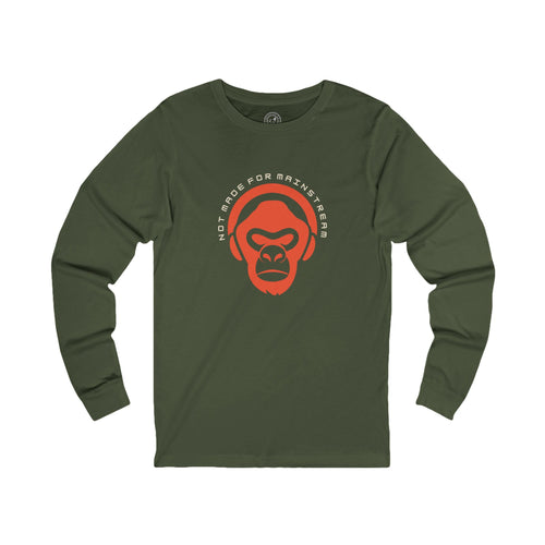 Men's Long Sleeve Not Made For Mainstream (Front Print)