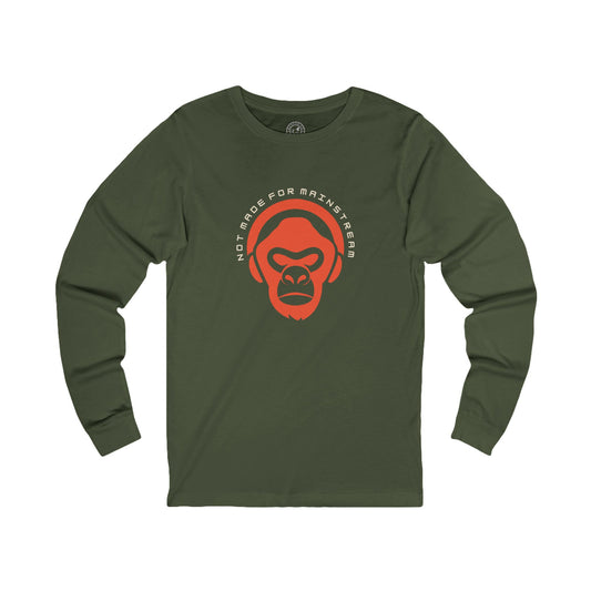 Men's Long Sleeve Not Made For Mainstream (Front Print)