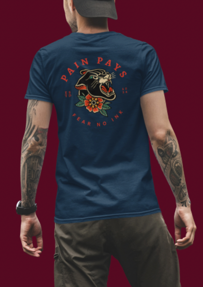 Men's Tee Pain Pays Fear No Ink (Back Print)